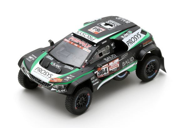 Модель 1:43 Peugeot 3008 DKR Maxi #364 Easy Rally Dakar Rally 2019 P. Lafay - S. Delaunay