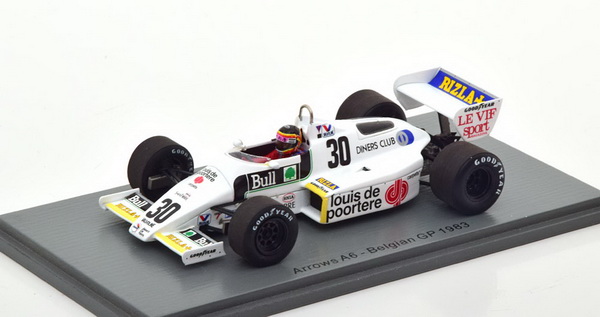 Модель 1:43 Arrows A6 №30 Belgian GP (Thierry Boutsen)