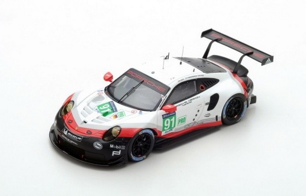 Модель 1:43 Porsche 911 RSR №91 Porsche GT Team, 24h Le Mans (R.Lietz - Frederic Makowiecki - Patrick Pilet)