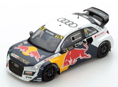 Модель 1:43 Audi S1 EKS RX quattro, №1, Red Bull, Rallye-Cross, Hockenheim, M.Ekström, 2017