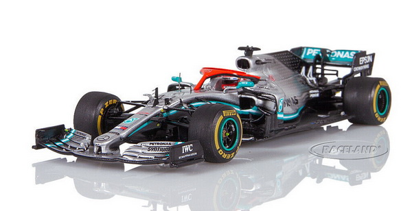 Модель 1:43 Mercedes W10 EQ Power+ №44 AMG Petronas Motorsport F1 Team, Petronas, GP Monaco (Lewis Hamilton)