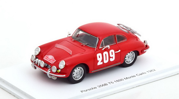 Porsche 356 B T5 1600 No.209, Rally Monte Carlo 1962 Doojies/Slotemaker