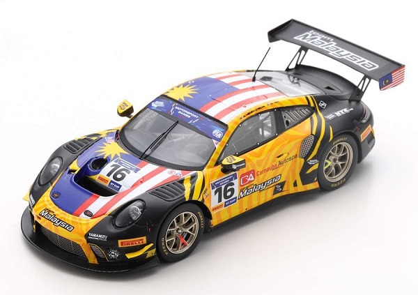 Модель 1:43 Porsche 911 GT3 R №16 FIA Motorsport Games GT Cup Vallelunga (A. H. D' Silva - W.Tan)