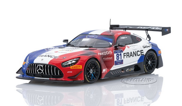 Модель 1:43 Mercedes-Benz AMG GT3 №81 Team France FIA Motorsport Games Sprint Cup Paul Richard (T.Vautier)
