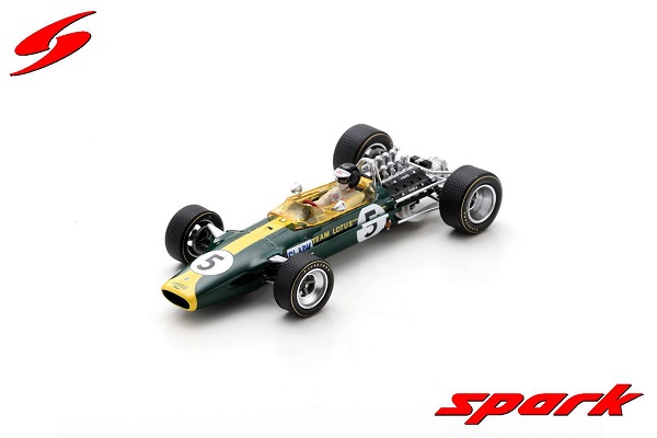 Модель 1:43 Lotus 49 №5 Winner British GP - 1967 - Jim Clark - Green Yellow