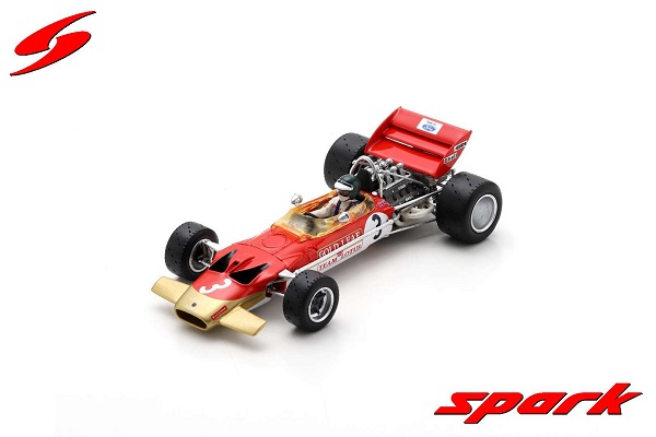 Модель 1:43 Lotus 49c №3 World Champion Winner Monaco GP - 1970 - Jochen Rindt - Red Gold