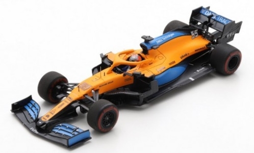 Модель 1:43 McLaren Renault MCL35 №55 Barcelona Test (Carlos Sainz Jr.)