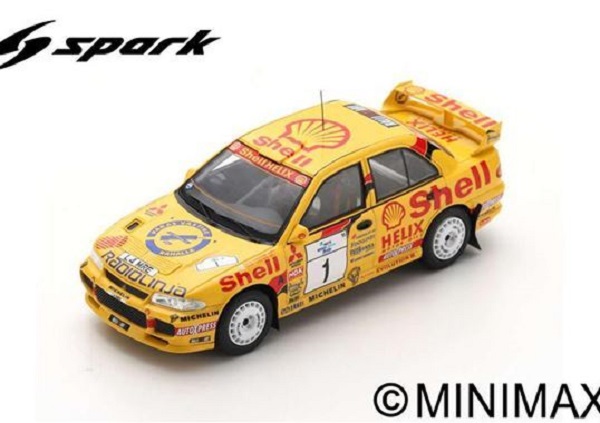 Mitsubishi Lancer Evolution Ⅲ #1 Winner Rally Finland 1995 Tommi Mäkinen - Seppo Harjanne