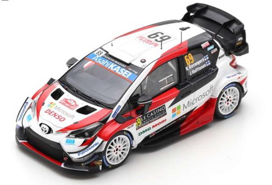 Модель 1:43 Toyota Yaris WRC TOYOTA GAZOO Racing WRT #69 Rally Monte Carlo 2020 K. Rovanperä - J. Halttunen