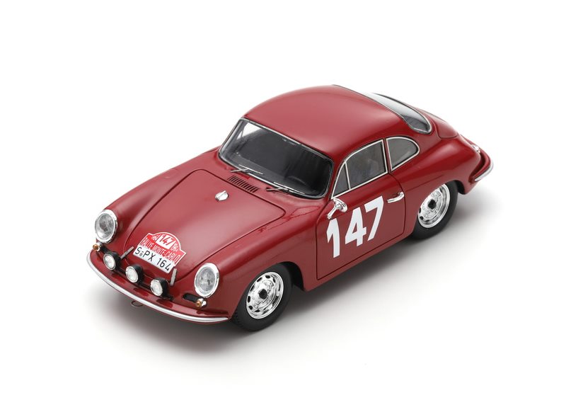 Модель 1:43 Porsche 356 B 2000 Carrera 2 GS-GT #147 Rally Monte Carlo 1964 R. Buchet - M. Gauvin