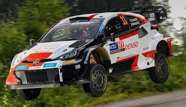toyota yaris gr hybrid rally1 team toyota gazoo racing wrt n 33 winner rally finland 2023 elfyn evans - scott martin S6736 Модель 1:43