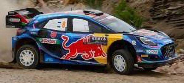 ford england puma rally1 team ford world rally m-sport n 8 6th rally safari 2023 ott tanak - martin jarveoja S6739 Модель 1:43