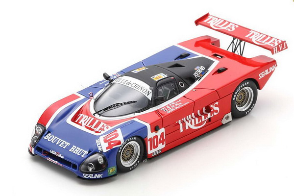 Spice SE89C 3.3l V8 Team Graff Racing N 104 24h Le Mans 1989 J.P.Grand - R.Pochauvin - J.L.Roy S6803 Модель 1:43