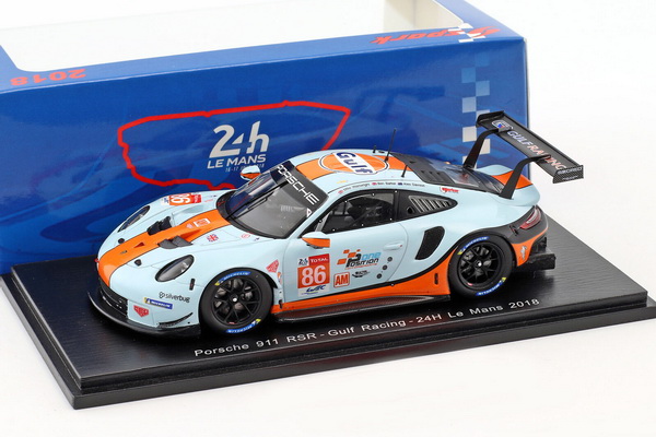 Модель 1:43 Porsche 911 RSR №86 «Gulf Racing» 24h LM (M.Wainwright - B.Barker - A.Davison)