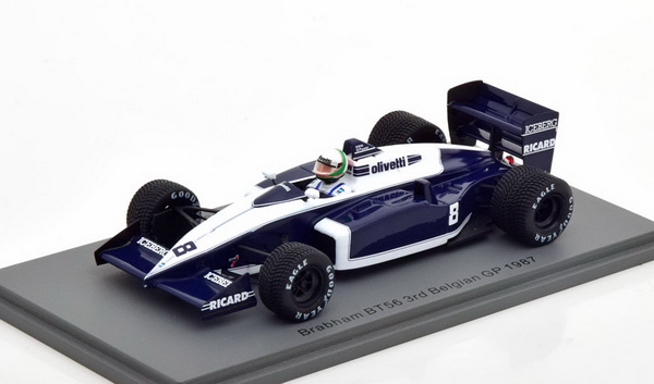 Модель 1:43 Brabham BT56 №8 3rd Belgian GP (Andrea de Cesaris)