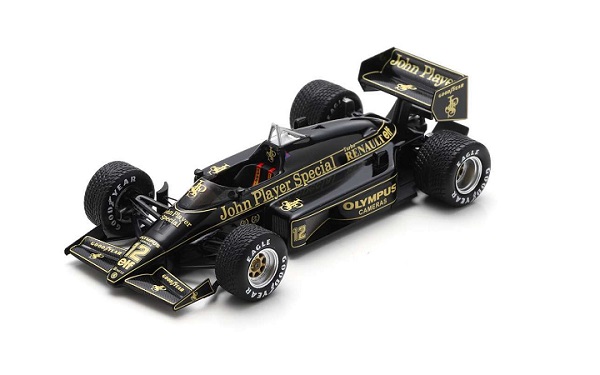 Модель 1:43 Lotus - F1 97t N 12 Winner Belgium Gp 1985 Ayrton Senna - Black Gold