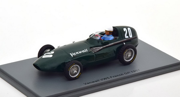 Vanwall VW5 №20 French GP (Roy Salvadori) - green