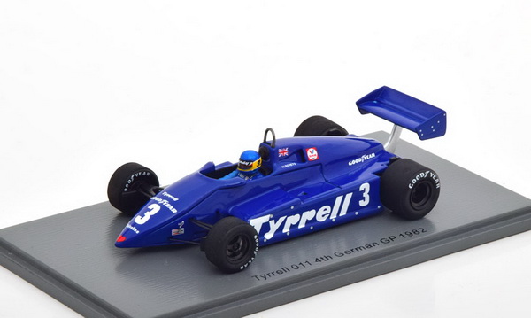 Модель 1:43 Tyrrell Ford 011 №3 4th German GP (Michele Alboreto)