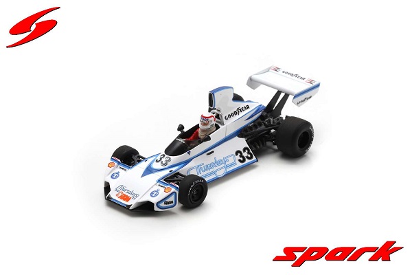brabham - f1 bt44b n 33 race of champion - 1976 - p.neve - white light blue S7429 Модель 1:43