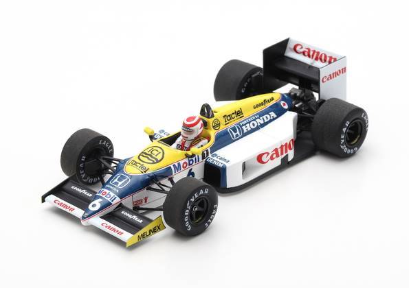 Модель 1:43 Williams Honda FW11 №6 «Canon» Winner Brazilian GP (Nelson Piquet)