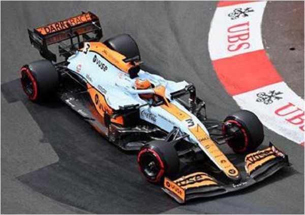 Модель 1:43 McLaren Mercedes MCL35M №3 Monaco GP (Daniel Ricciardo)