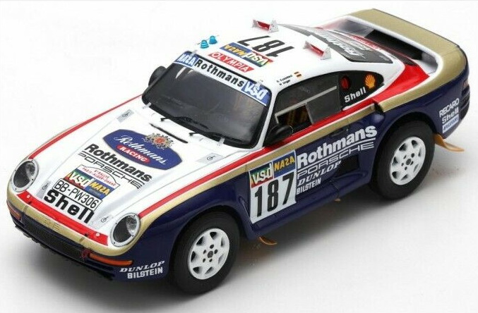 Модель 1:43 Porsche 959 #187 Paris-Dakar 1986 R. Kussmaul - H. Unger