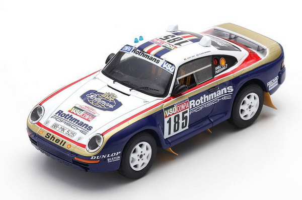 Модель 1:43 Porsche 959 №185 «Rothmans» Paris-Dakar (Jacques Bernard «Jacky» Ickx - Claude Brasseur)