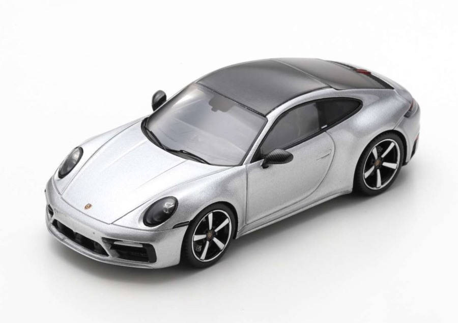 Модель 1:43 Porsche 992 Carrera 4S - silver