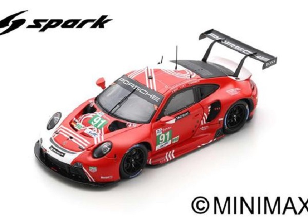 Модель 1:43 Porsche 911 RSR-19 #91 Porsche GT Team 1st Hyperpole LMGTE Pro class 24H Le Mans 2020