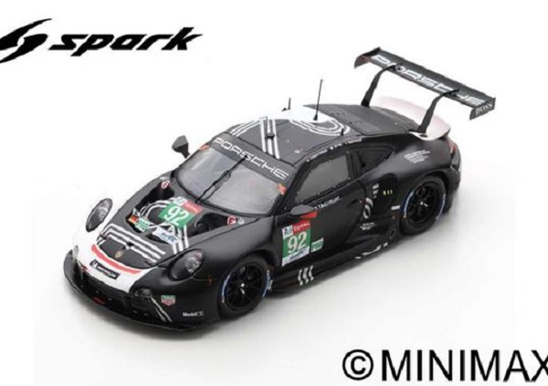 Porsche 911 RSR #56 Team Project 1 24H Le Mans 2020 S7984 Модель 1:43