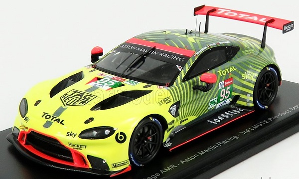 Модель 1:43 Aston Martin Vantage Amr 4.5l Turbo V8 Team Aston Martin Racing N95 24h Le Mans (2020) M.Sorensen - N. Thiim - R.westbrook, yel