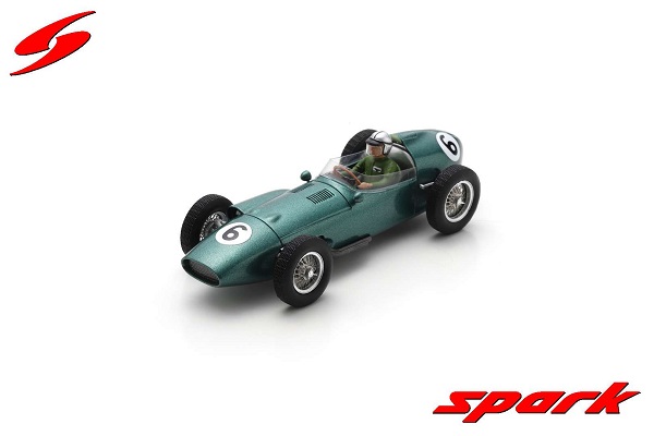 Модель 1:43 Aston Martin F1 Dbr4 N 6 International Trophy 1960 Roy Salvadori - Green