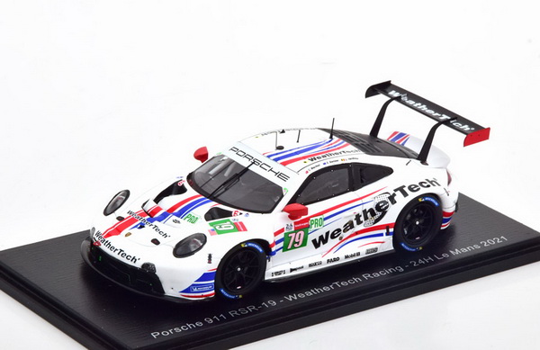 Porsche 911 RSR-19 №79 WeatherTech Racing 24h Le Mans (C.MacNeil - E.Bamber - L.Vanthoor) S8262 Модель 1:43