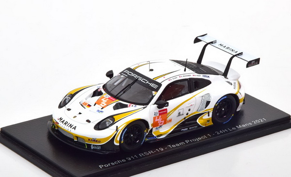 Модель 1:43 Porsche 911 RSR-19 №46 Team Project 1 24h Le Mans (D.Olsen - A.Buchardt - R.Foley)