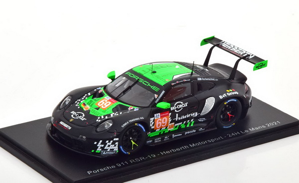 Porsche 911 RSR-19 №69 Herberth Motorsport 24h Le Mans (R.Renauer - R.Bohn - R.Ineichen) S8269 Модель 1:43
