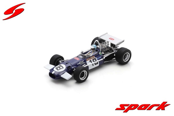 Модель 1:43 Brabham F1 Bt26a №18 2nd Usa GP 1969 Piers Courage - Blue White