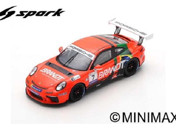Porsche 911 GT3 Cup №7 Porsche Carrera Cup Brasil Champion (Miguel Paludo) S8499 Модель 1:43