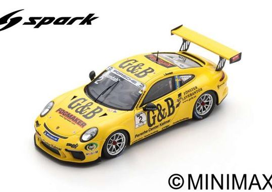 Porsche 911 GT3 Cup №2 Champion Porsche Carrera Cup Scandinavia (Lukas Sundahl) S8501 Модель 1:43
