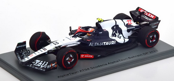 Модель 1:43 Alpha Tauri AT04 Team Alpha Tauri №22 Australian GP 2023 Yuki Tsunoda