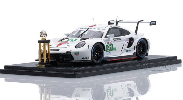 Porsche 911 RSR Porsche GT Team Winnder GTEPro Le Mans 2022 (w/trophy) Gianmaria Bruni, Richard Lietz, Frédéric Makowiecki S8645S Модель 1:43