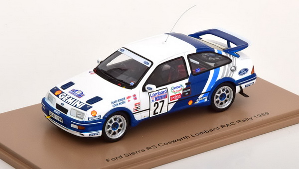 Ford Sierra RS Cosworth N 27 Rally Rac Lombard 1989 J.Mcrae - D.Ringer