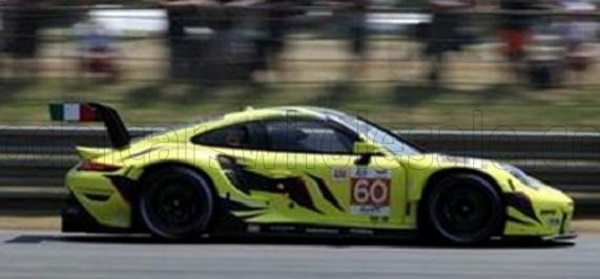 Porsche 911 991-2 RSR-19 4.2l Team Iron Lynx N 60 24h Le Mans 2023 M.Cressoni - A.Picariello - C.Schiavoni - Yellow S8763 Модель 1:43