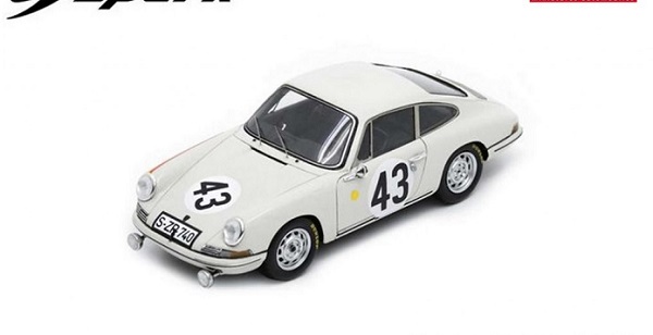 Модель 1:43 Porsche 911s 1991cc Coupe Team J.Franc N 43 24h Le Mans 1967 Antony Fischaber - Jacques Dewes