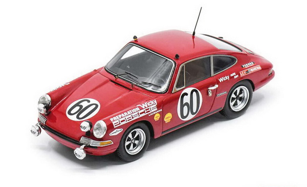 Модель 1:43 Porsche 911T 1991cc Team Wicky Racing №60 24h Le Mans 1968 (W.Meier - J.De Mortemart)