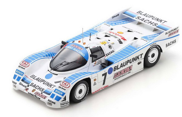 Модель 1:43 Porsche 962C 3.0l Turbo V6 Team Joest Racing N 7 24h Le Mans 1989 J.Winter - F.Jelinski - P.H.Raphanel