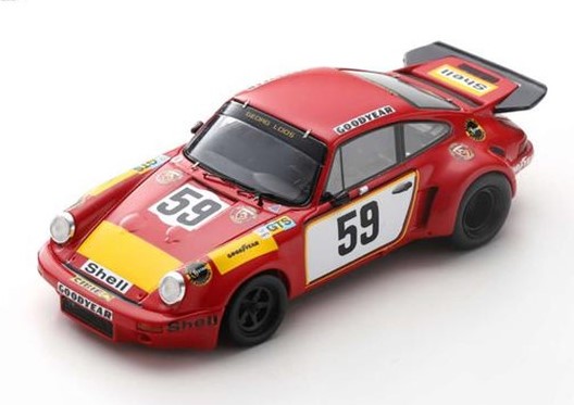 Porsche 911 Carrera RSR #59 24h Le Mans 1975 T. Schenken - H. Ganley