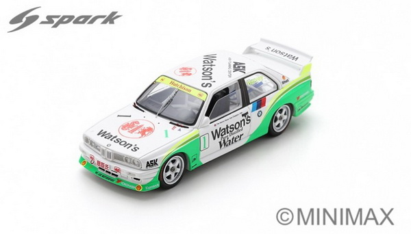 BMW 3-series (E30) N 1 Macau Guia Race - 1990 - Tim Harvey - White Green SA228 Модель 1:43