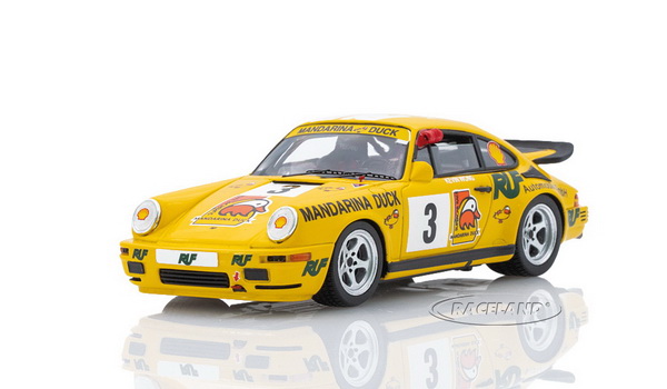 Porsche 911 RUF CTR Yellowbird N 3 Race Supercar Macau - 1995 - K.Wong - Yellow SA260 Модель 1:43