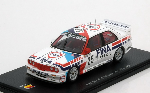 Модель 1:43 BMW M3 (E30) №25 Winner 24h Spa (Johnny Cecotto - Fabien Giroix - Oestreich) (L.E.750pcs)