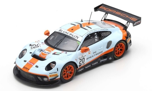 Porsche 911 GT3 R №20 GPX Racing, Gulf, 24h Spa (R.Lietz - M.Christensen - K.Estre) (L.E.1000pcs) SB251 Модель 1:43